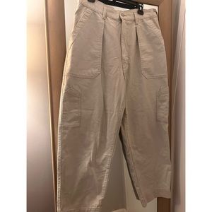 Beige Uniqlo Pants
